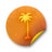 Orange sticker badges 033 Icon